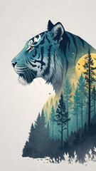 4K Forest and Tiger Theme