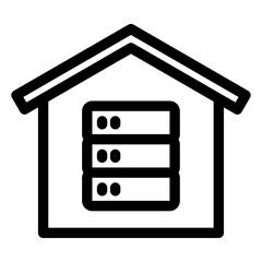 data warehouse icon