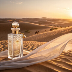 4K Mock-up Perfume Bottle