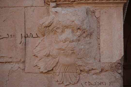 Ancient temple in Hatra, Mosul, Iraq, highlighting Parthian-era stone architecture and historical cultural heritage