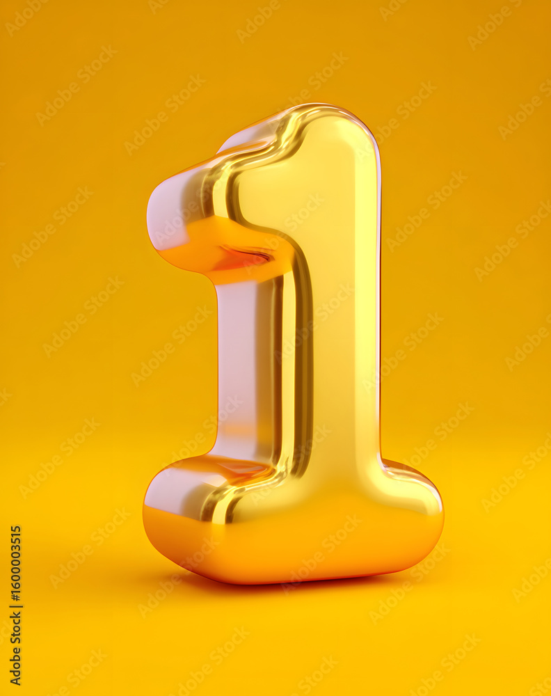 Poster 3d rendering digital font big sale event countdown concept element