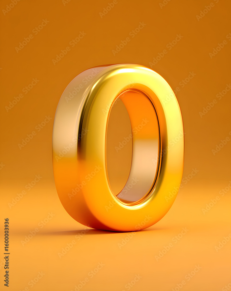 Fototapete 3d rendering digital font big sale event countdown concept element