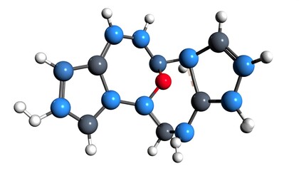 Molecular structure of a chemical compound (4)