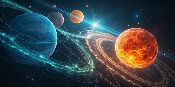 Fototapeta inner life of space