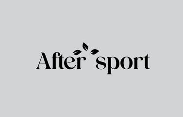 Innovative Logo Design for 'After Sport'