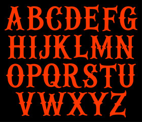 Halloween font