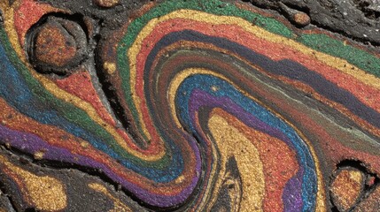 Emotional control concept Abstract swirling pattern with textured layers and subtle colors.