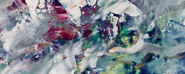 Abstract art background . Hand painting artwork on canvas .