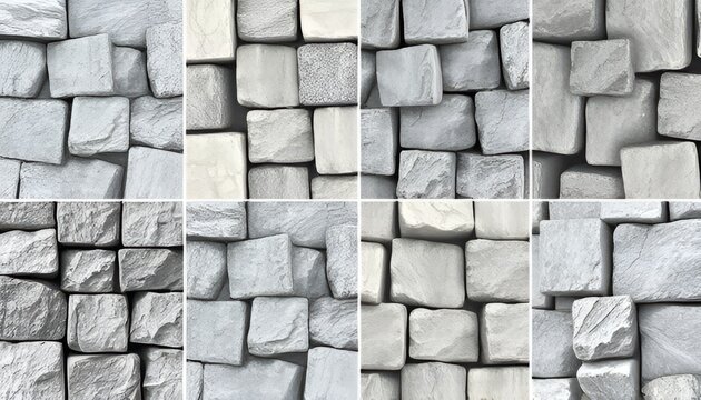 Algorithmically Generated Stone Patterns Patterns created using