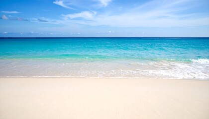 Tropical beach scene