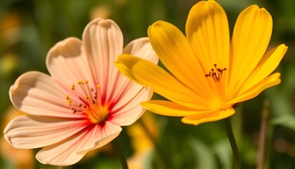 Fototapeta premium HeatSeeking Flowers Flowers that open and close based on tempera