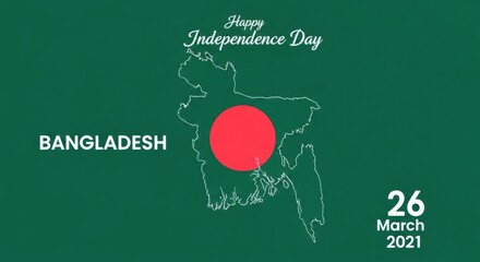 Happy Independence Day Bangladesh Celebration 2021