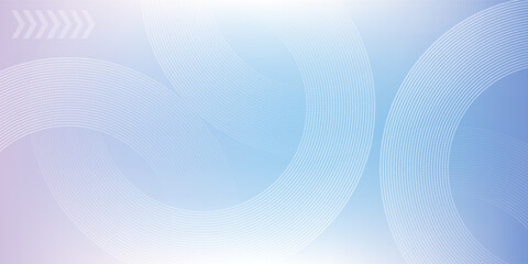 Abstract circle lines on light blue background. vector modern.
