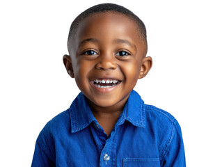 Joyful Radiance: A captivating portrait of a young, smiling individual exudes pure happiness and innocence. capturing a moment of genuine delight.