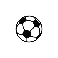 Obraz premium Soccer Ball Icon Vector Illustration