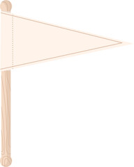 Pennant Flag Illustration