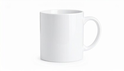 Fototapeta premium white cup isolated