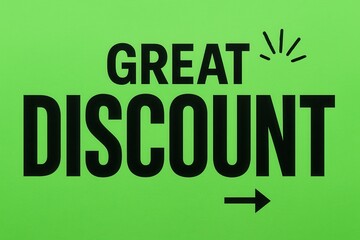 Obraz premium Bold black text stating 