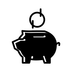 Piggy bank icon