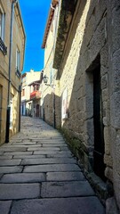 Fototapeta premium old street in allariz, ourense, galicia, spain