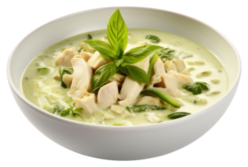 PNG Food green soup meal.