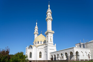 The building of the White Mosque on a summer day, Bolgar. Republic of Tatarstan, Russia