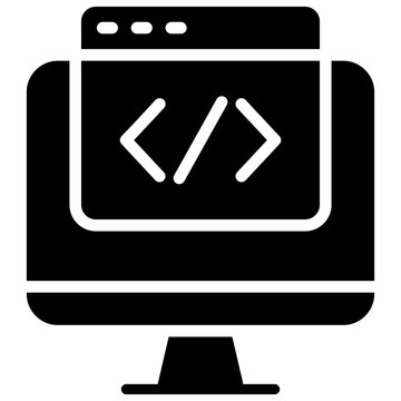 Web Development glyph icon