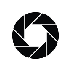 Camera Objective Icon Symbol Design
