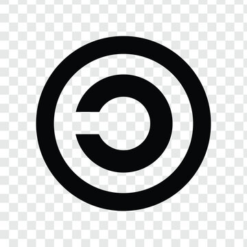 Copyleft Symbol Default Transparent Icon Design