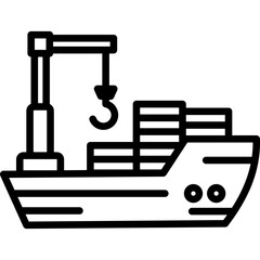 Container Shipping line icon