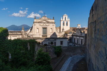 Obraz premium Castel Sant’Elmo Overlooking Naples, Italy