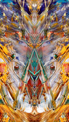 Abstract art background . Hand painting artwork on canvas .