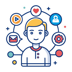 social network concept