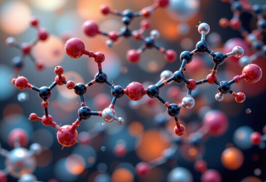 organic molecules are held together by covalent bonds which allow atoms to form specific angles and shapes resulting in biologically active structures