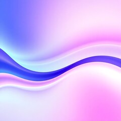 Abstract background with flowing, soft lines in shades of blue, pink, and white creates a calming and visually appealing gradient texture backdrop.