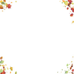 Leaves Falling Autumn Foliage Chaotic Leaf Flying