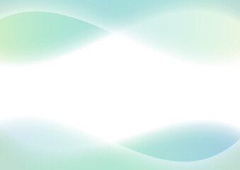 Clean Green and White Wave Background – Soft Abstract Medical Style
