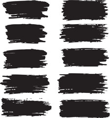 Grunge badge brush, black paint, brush black paint ink stroke, hand drawn black sticker