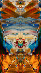 Abstract art background . Hand painting artwork on canvas .