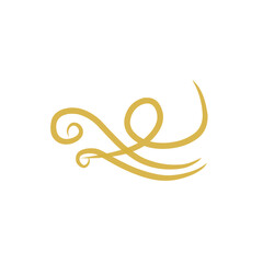 vintage sweep or swirl