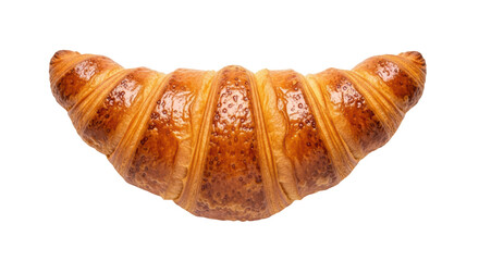 Isolated croissant on white background