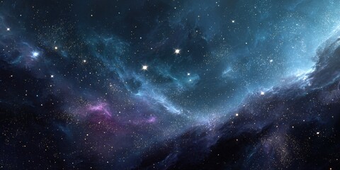 Fototapeta premium Celestial Beauty: A Glimpse into the Cosmos's Wonders