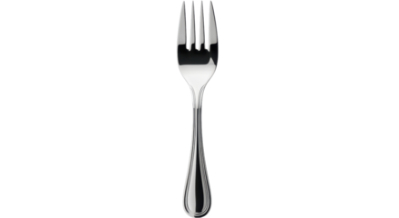 Isolated Silver Fork