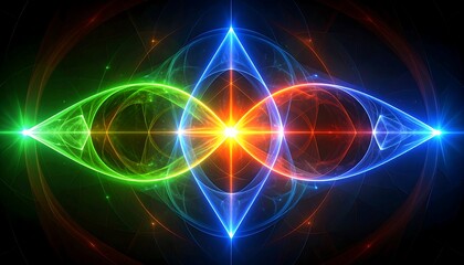Obraz premium Vibrant, colorful abstract design