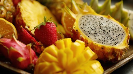 Colorful fruit platter (8)