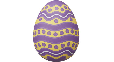 Isolated Easter Egg Pattern