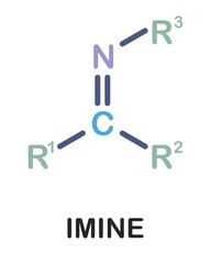 Imine functional group chemical formula