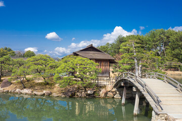 倉敷美観地区の街並み　リフレクション