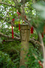 shrine in a viking village