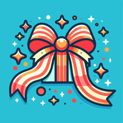 gift ribbon illustration 